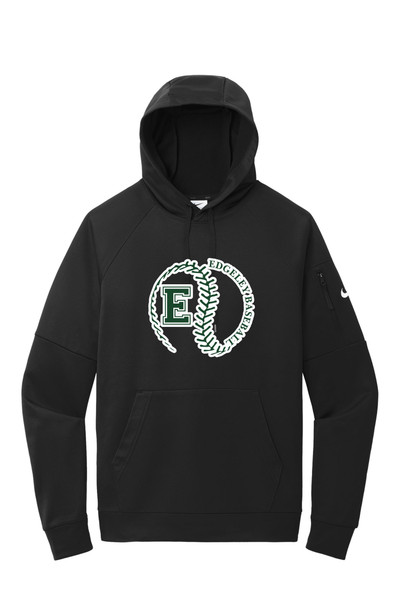 Edgeley Youth Baseball NKFD9735 Nike Therma-FIT Pocket Pullover Fleece Hoodie