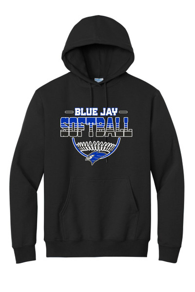 Blue Jay Softball PC90H Port & Company® Essential Fleece Pullover Hooded Sweatshirt Blue Jay Softball PC90H Port & Company® Essential Fleece Pullover Hooded Sweatshirt