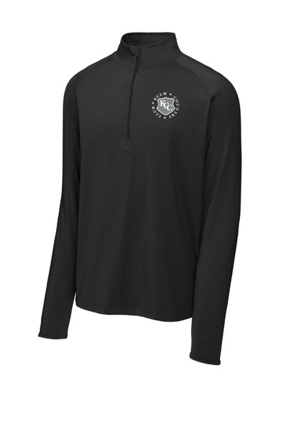 Kulm Country Club ST850 Sport-Tek® Sport-Wick® Stretch Quarter-Zip Pullover (Black) Kulm Country Club ST850 Sport-Tek® Sport-Wick® Stretch Quarter-Zip Pullover (Black)