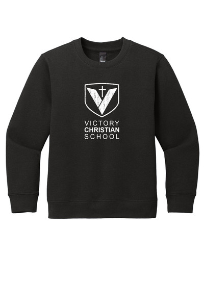 Victory Christian School DT6104Y District® Youth V.I.T.™ Fleece Crew (Logo #2) Victory Christian School DT6104Y District® Youth V.I.T.™ Fleece Crew (Logo #2)