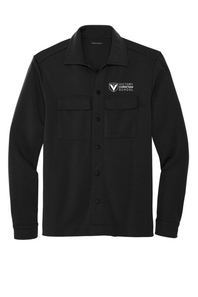 Victory Christian School MM3004 Mercer+Mettle® Double-Knit Snap Front Jacket (Logo #1) Victory Christian School MM3004 Mercer+Mettle® Double-Knit Snap Front Jacket (Logo #1)