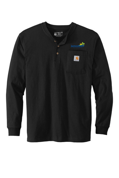 Park and Rec CTK128 Carhartt® Long Sleeve Henley T-Shirt