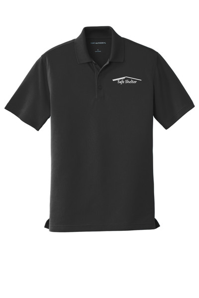 Safe Shelter K110 Port Authority® Dry Zone® UV Micro-Mesh Polo (Black)