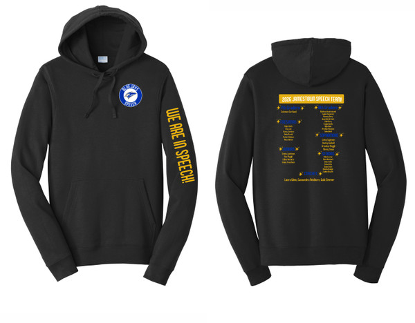 Blue Jay Speech PC850H Port & Co™ Fan Favorite™ Fleece Pullover Hooded Sweatshirt