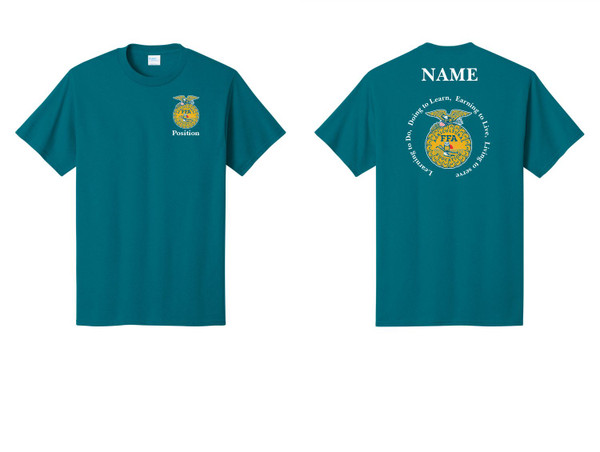 Jamestown FFA PC54 Port & Co™ Core Cotton Tee (Teal)