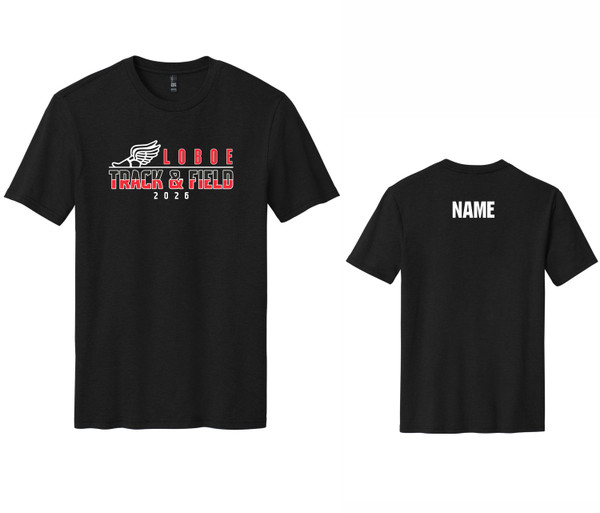 Loboe Track and Field DM108 District® Perfect Blend® CVC Tee