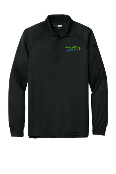 Dakota Plains Credit Union CS410LS CornerStone® Select Long Sleeve Snag-Proof Tactical Polo