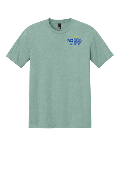 ND State Seed DM130 District® Perfect Tri® Tee (Heathered Dusty Sage)