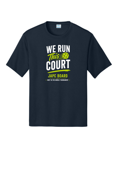 Jamestown Pickleball Club PC380  Port & Co™ Performance Tee (Navy) Board Members