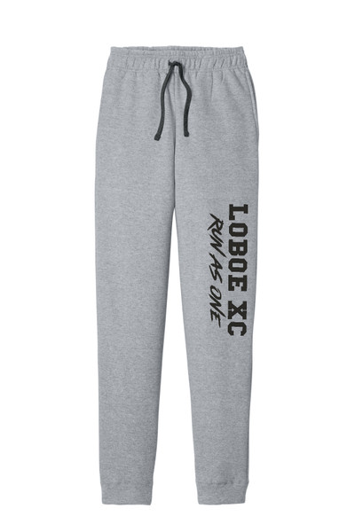 Loboe Cross Country PC78J Port & Co® Core Fleece Jogger (Athletic Heather)