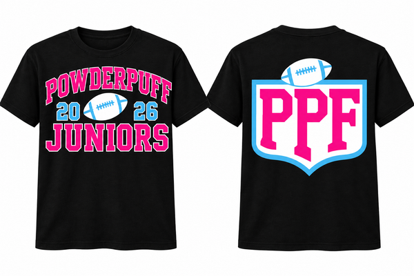 Powder Puff Football  64000 Gildan Softstyle® T-Shirt (Black)