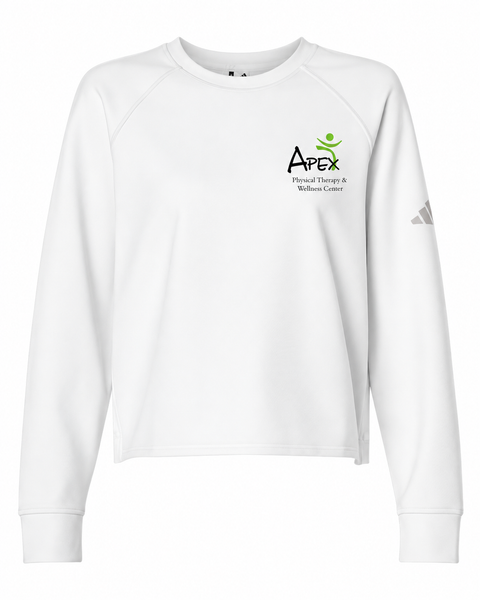 Apex Adidas A1014 Women's Beyond Side-Snap Crewneck Sweatshirt