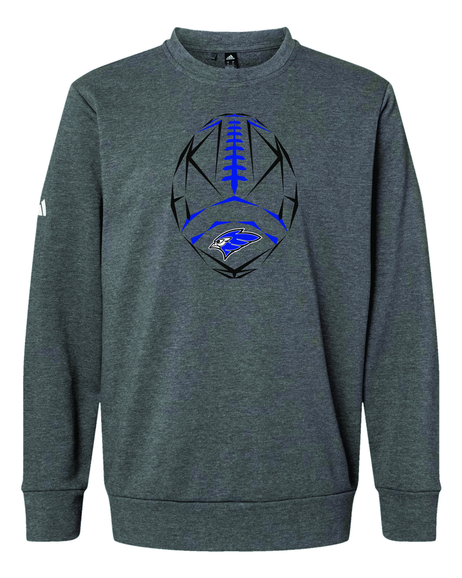 Blue Jay Football Grey) Unisex Benefit A434 Colby Crewneck Fleece - (Dark Adidas Orriginals Sweatshirt