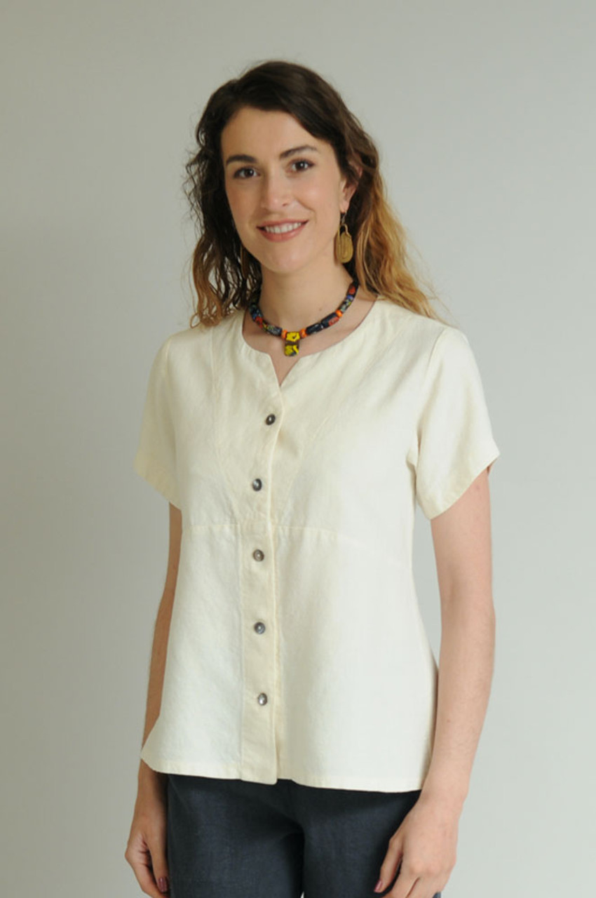 Swallowtail Top (Mid Weight Hemp/Tencel)