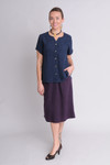 Plum hemp skirt