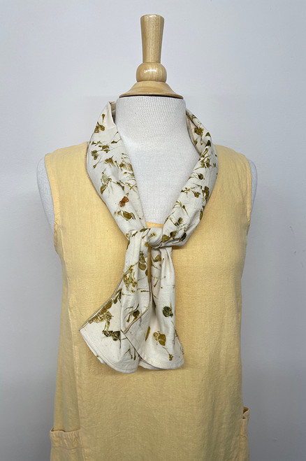 hand-dyed cotton scarf