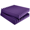 (2) Auralex Studiofoam® Wedges™ - 2" x 24" x 24" - shown in Purple.