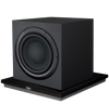 Subwoofer sitting on SubDude-HT Subwoofer Isolation Pad