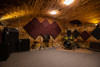 2" and 4" Studiofoam® Pyramids installed in a drum studio.