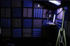 D36-DST™ Roominator™ Kit - installed in small studio - shown in Charcoal and Purple.