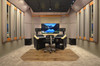 Carl Tatz Signature Series™ System By Auralex® installed in a studio - shown in Sandstone fabric.