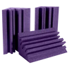 (8) 2’x1’x1′ MetroLENRD™ Bass Trap shown in Purple.