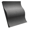 Studiofoam® Wave™  - 2’x2’ panel and features a dynamic wave pattern that rises from 1” to 3” thickness - available in Charcoal.