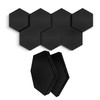 Synergy™ Hexagon-24 7 pack panels shown in Black.