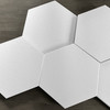 Synergy™ Hexagon-24 panels shown in White.