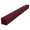 (1) 2" x 2" x 24" CornerFill Cube™ shown in Burgundy.