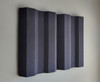 (2) VersaTile™ mounted on wall - shown in Charcoal