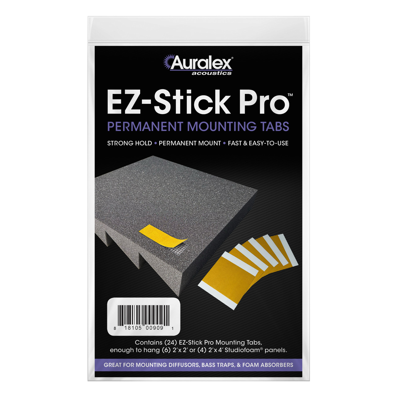 EZ-Stick Pro™ Tabs | Auralex Acoustics
