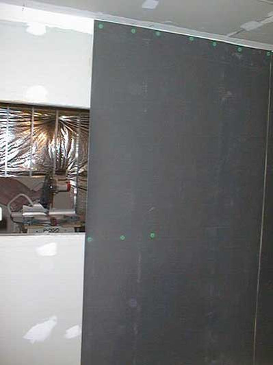 SheetBlok™ Sound Barrier on studio wall