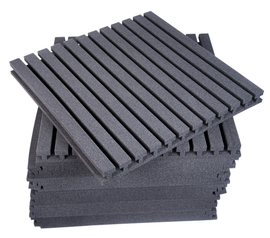 12 Pack of Studiofoam® T - 2" x 24" x 24" Panels available in Charcoal.