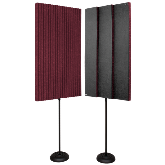 Auralex Acoustics LENRD, paneles de absorción acústica, trampa para graves,  8 unidades, color borgoña, Burgundy