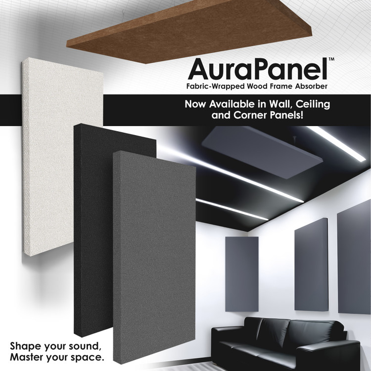 Auralex® AuraPanel™ Fabric-Wrapped Wood Frame Absorber Panels Auralex® AuraPanel™ Fabric-Wrapped Wood Frame Absorber Panels