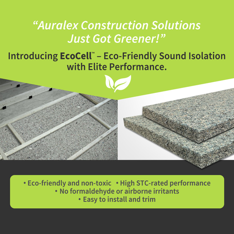 Our Hardest Working Products for Soundproofing - Introducing Auralex EcoCell™ Our Hardest Working Products for Soundproofing - Introducing Auralex EcoCell™
