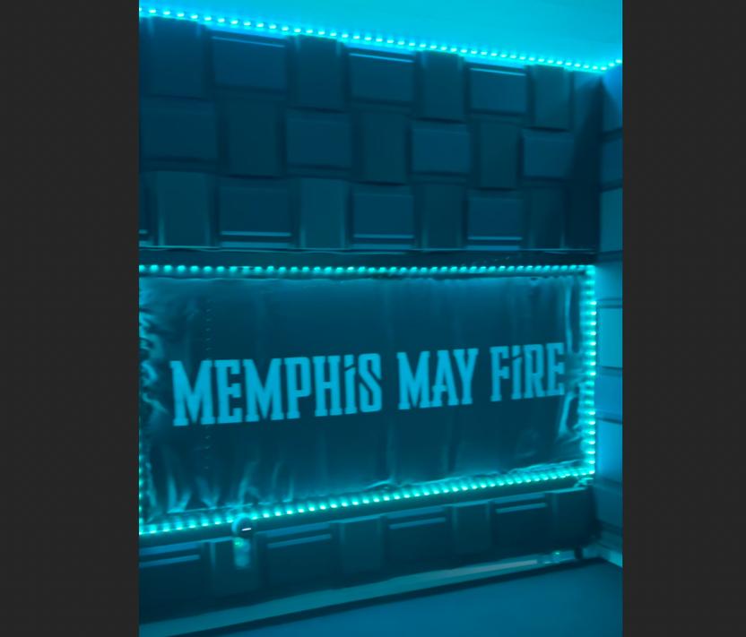 ‘Memphis May Fire’ Transforms Practice Space, Finds ‘Exactly What We Wanted’ Before Tour ‘Memphis May Fire’ Transforms Practice Space, Finds ‘Exactly What We Wanted’ Before Tour