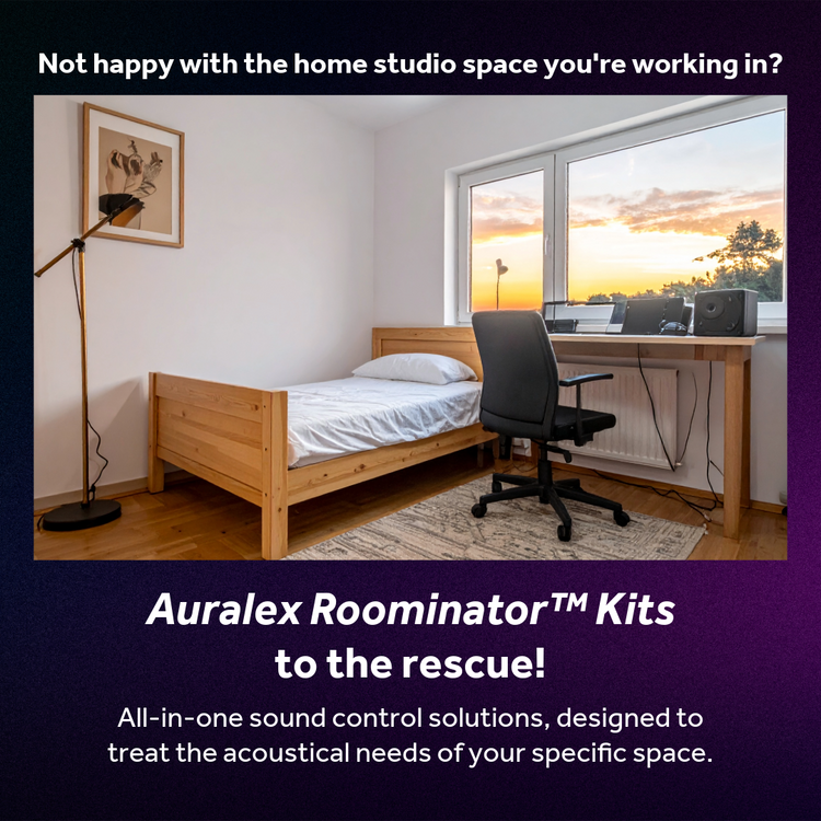 Why are the Auralex Roominator™ Kits good for home recording studios?