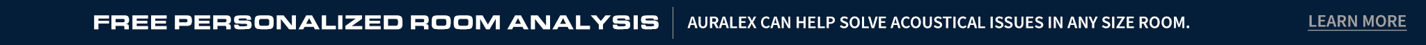 Free Personalized Room Analysis | Auralex can help solve acoustical issues in any size room.