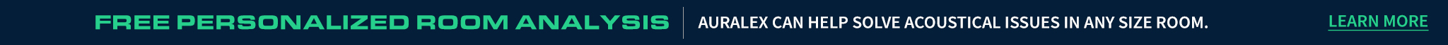 Free Personalized Room Analysis | Auralex can help solve acoustical issues in any size room.