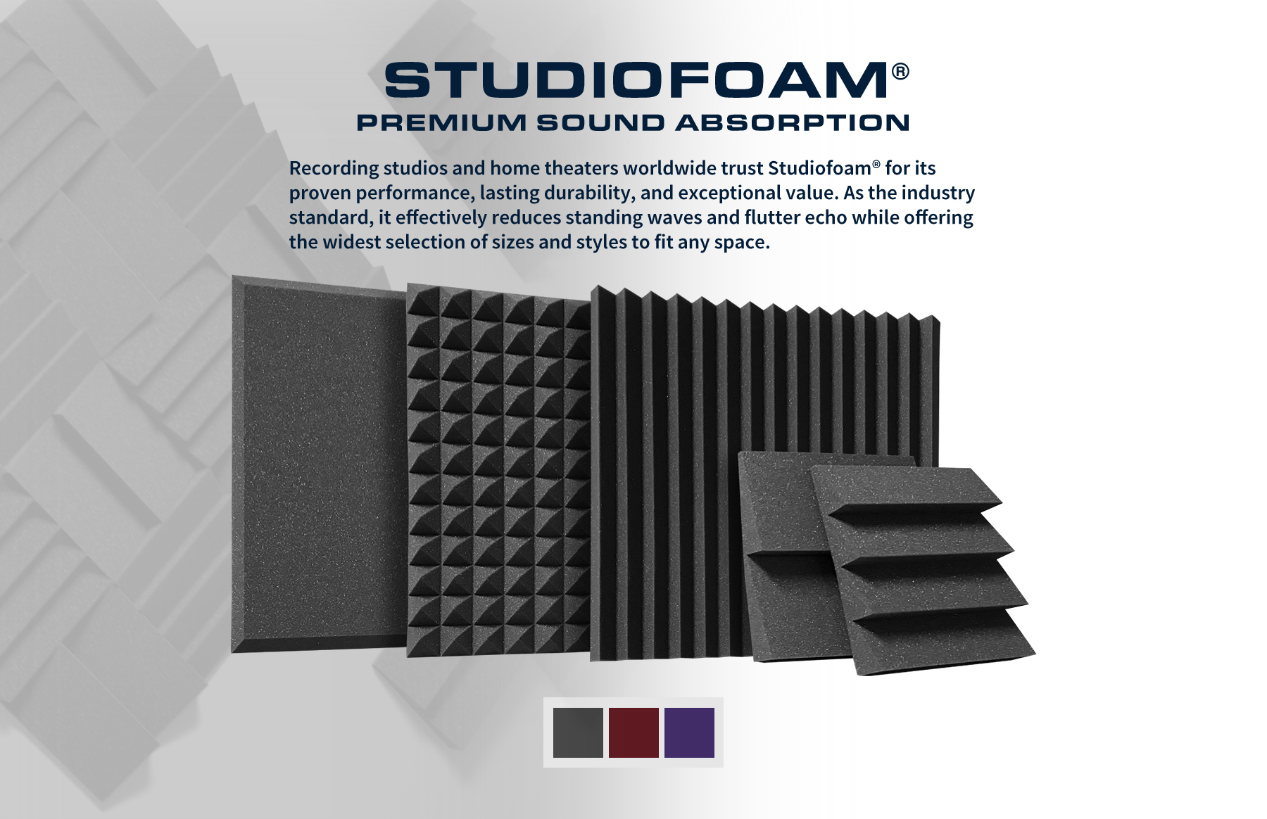 Studiofoam Premium Sound Absorption