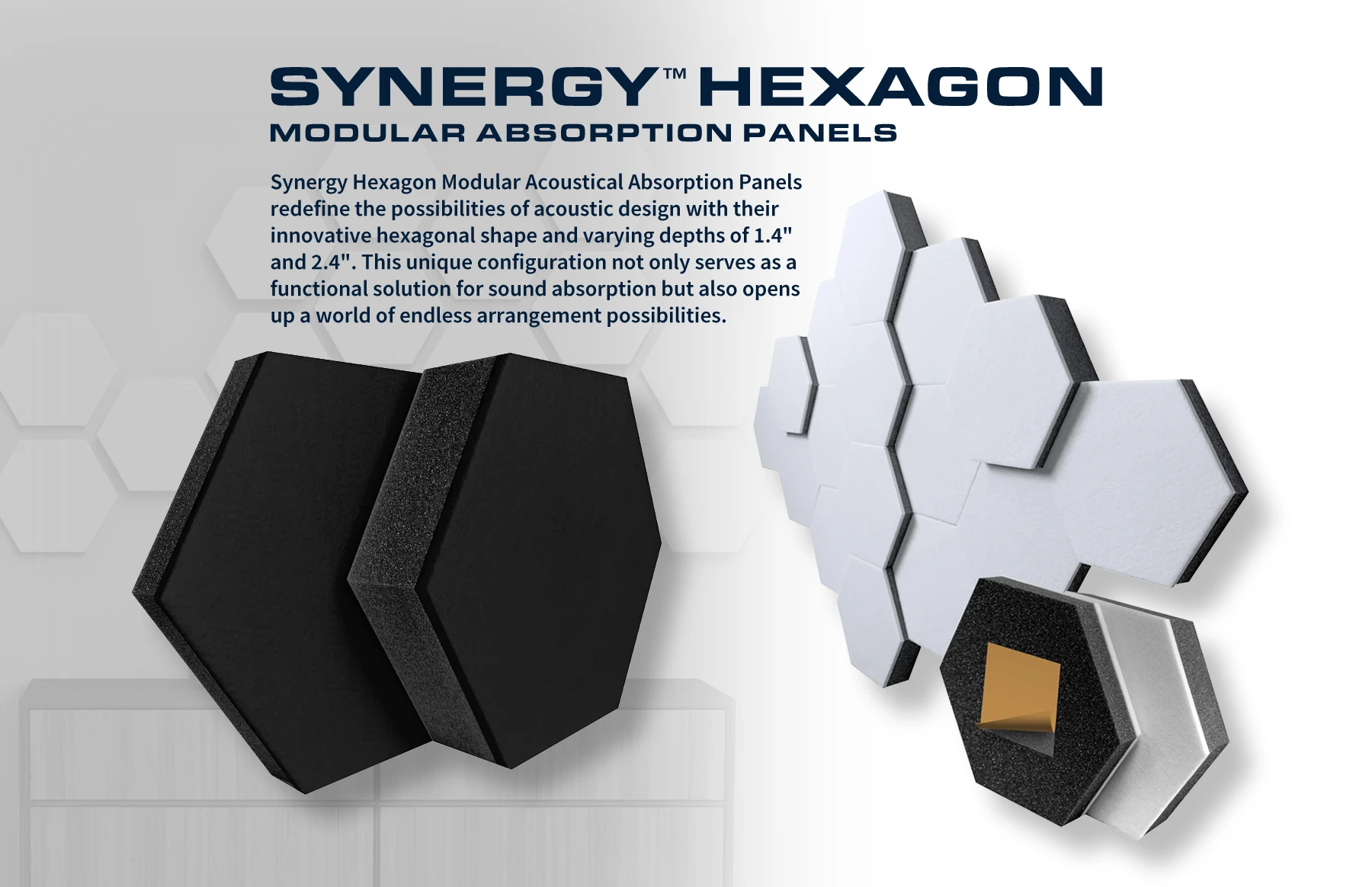 Synergy Hexagon Modular Absorption Panels