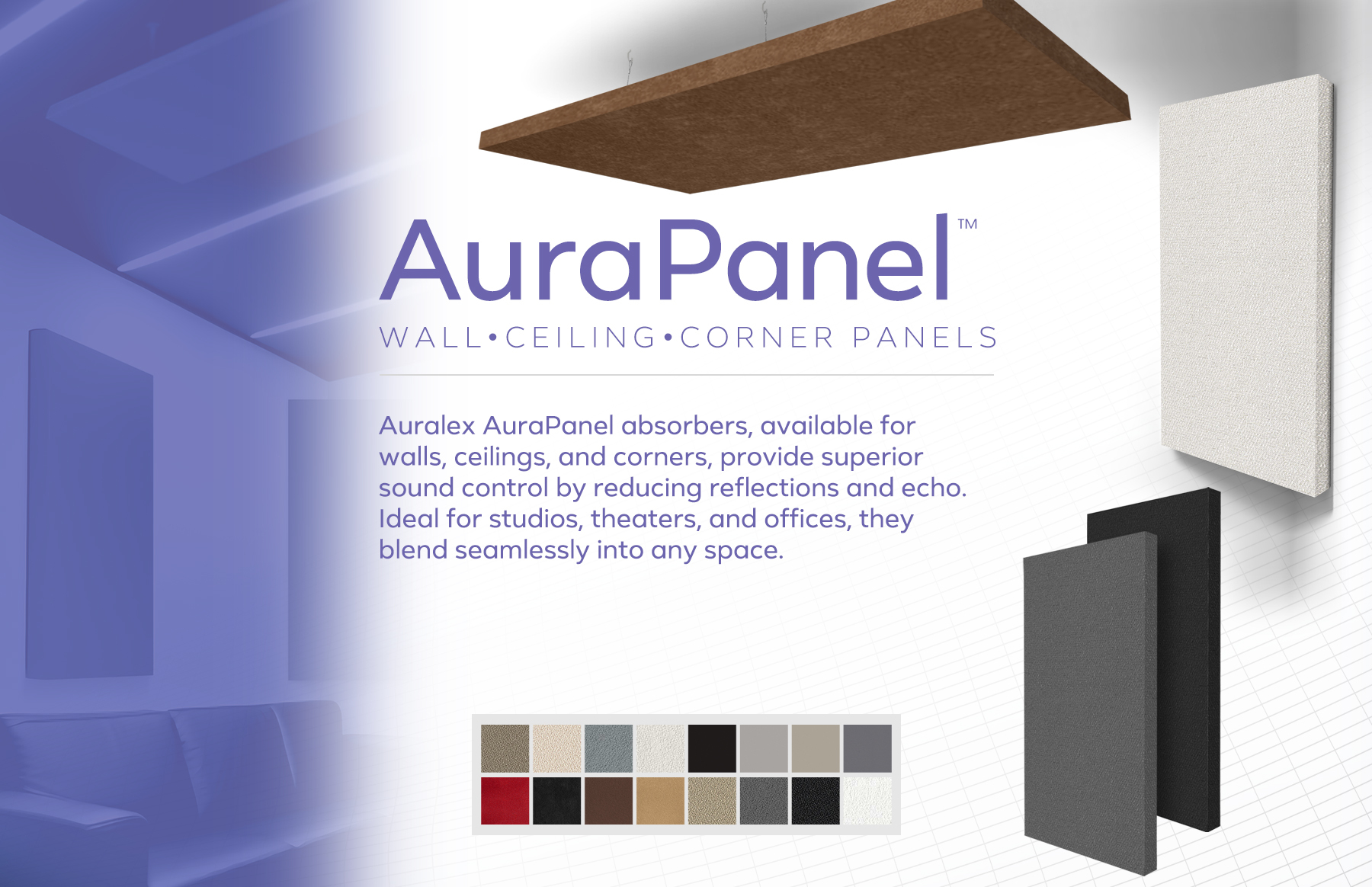 Auralex Acoustics | Studiofoam, Panels, Bass Traps