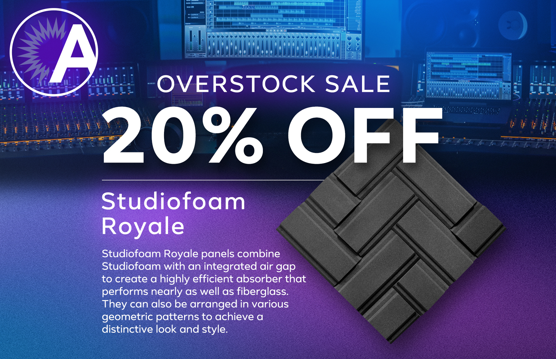 20% Off Studiofoam Royale