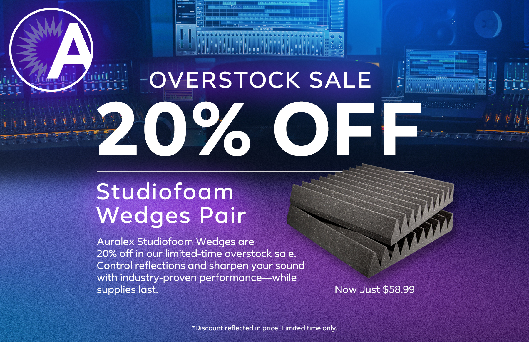 20% Off Studiofoam Wedges Pair