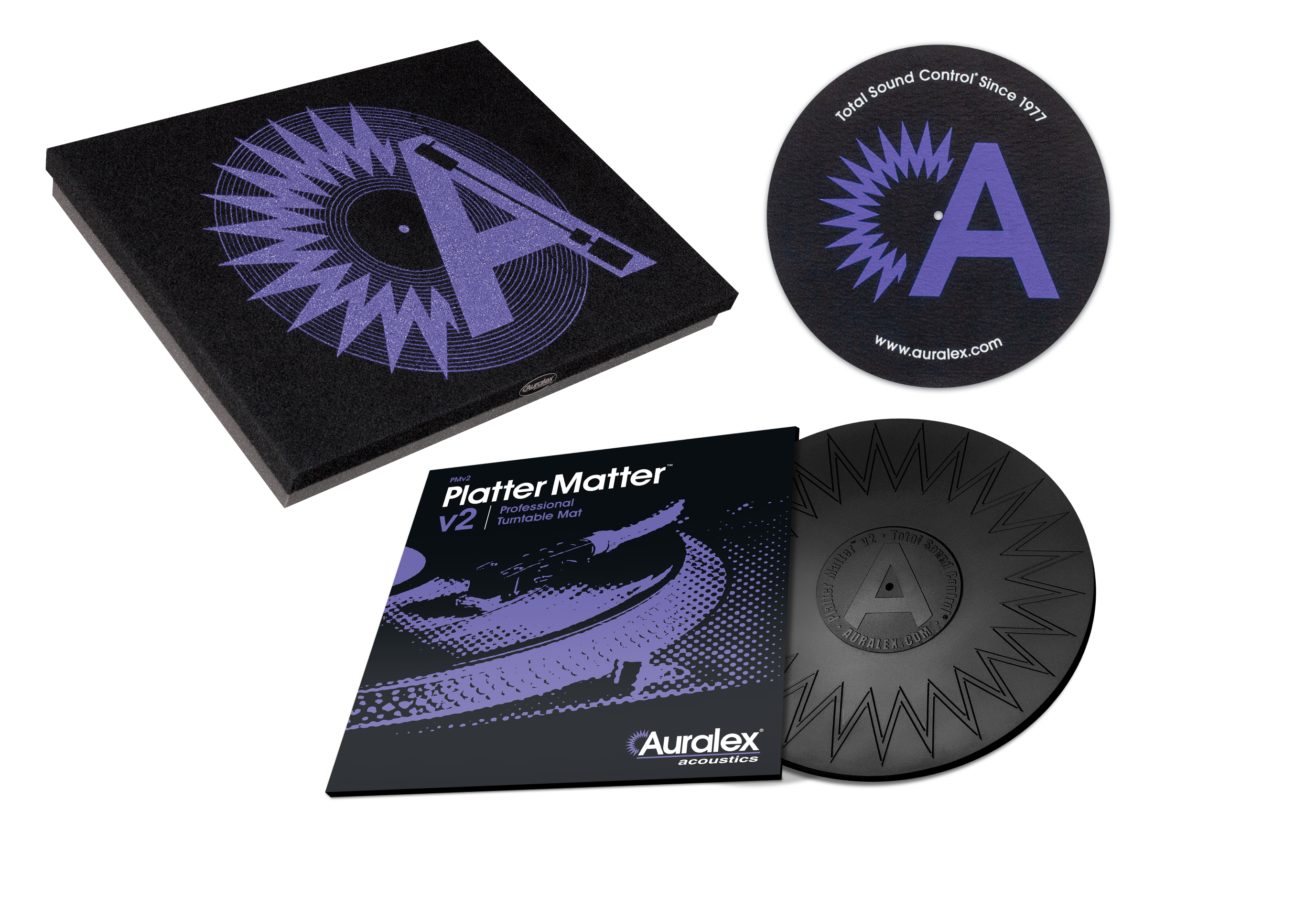 Auralex Turntable Bundle w/ISO-Tone, PlatterMatter, SlipMat