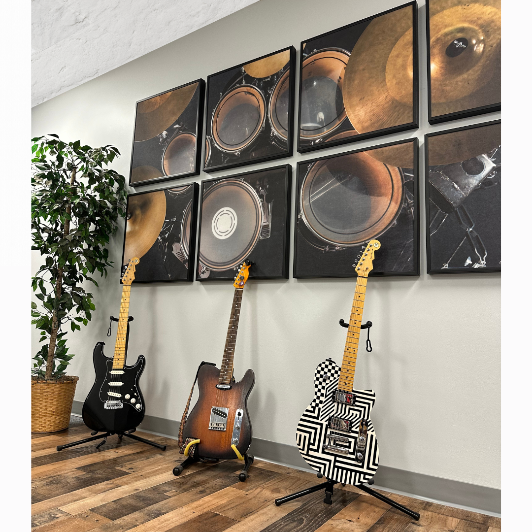 EcoPrint Drumset with guitars