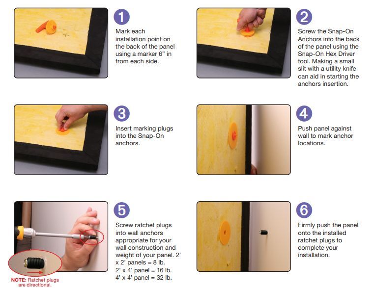 Snap-On Anchor | Auralex Acoustics