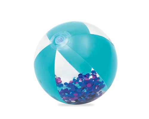 Pallone da spiaggia gonfiabile Glitter blu